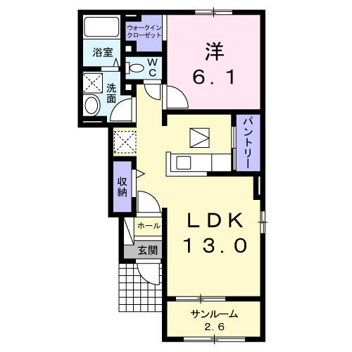 プランドール（106） 間取り図画像