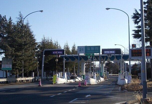 東北自動車道福島西インター：750m