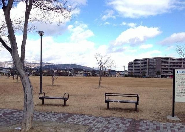 福島北中央公園：550m