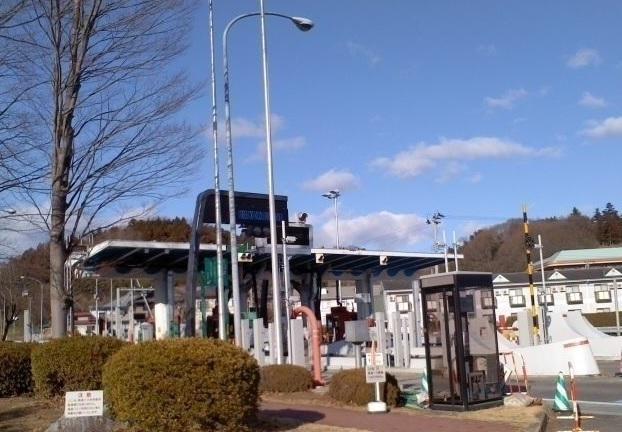 二本松インターチェンジ：1900m
