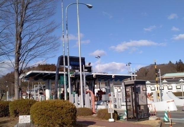 二本松インターチェンジ：1200m