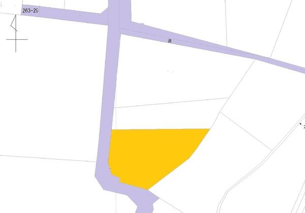 浪江町加倉　売地 区画図