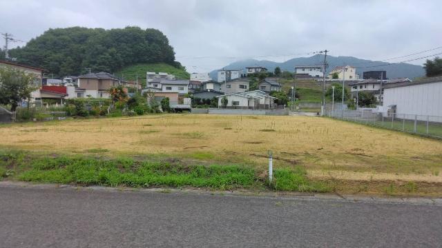 東側道路からみた土地
