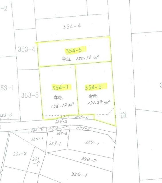 若宮1丁目土地1 区画図