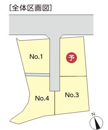安達郡大玉村大山売地 区画図