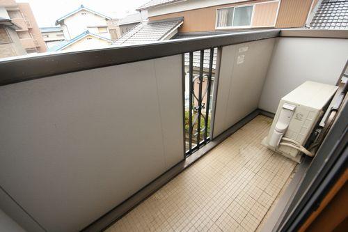明石市二見町西二見駅前アパート バルコニー