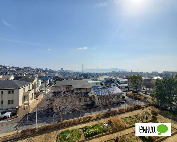 神戸市垂水区南多聞台マンション 眺望