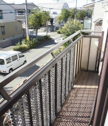 神戸市西区北別府アパート バルコニー