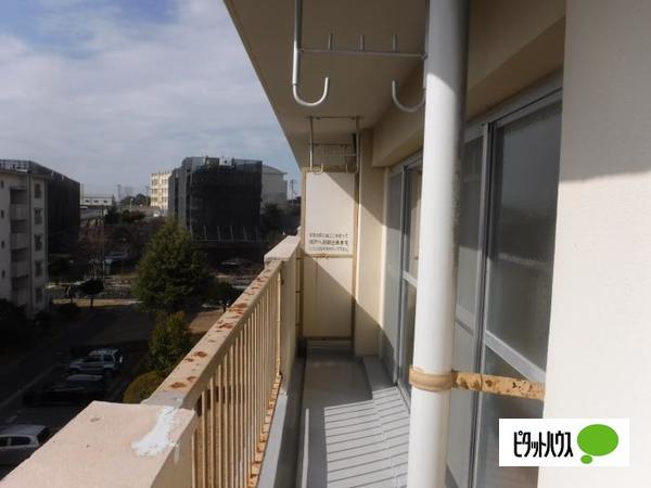 神戸市垂水区上高丸マンション バルコニー