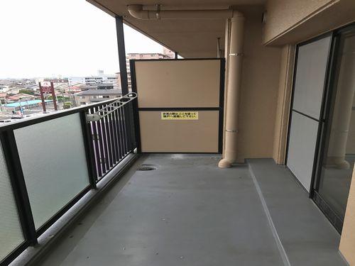 明石市大久保町西島マンション バルコニー