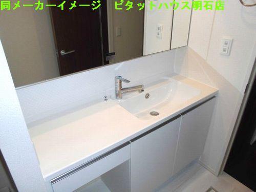 明石市沢野南町アパート 洗面