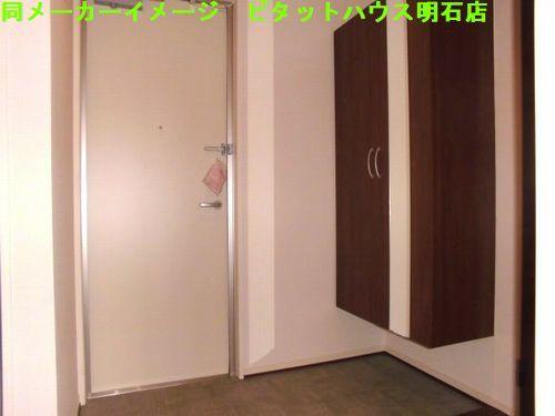 明石市沢野南町アパート 玄関