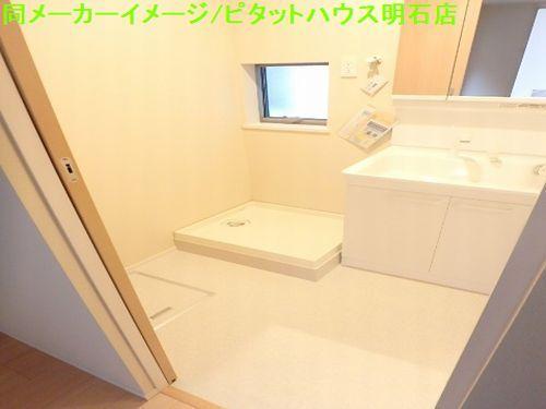 明石市天文町アパート 洗面