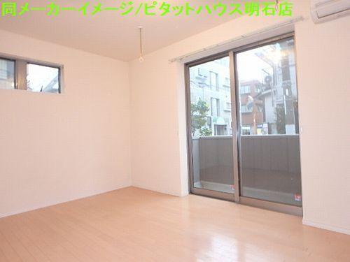 明石市天文町アパート リビング