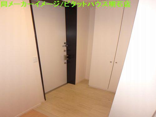 明石市天文町アパート 玄関