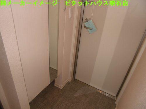明石市大久保町八木アパート 玄関