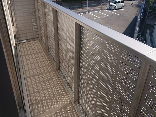 神戸市西区伊川谷町潤和アパート バルコニー