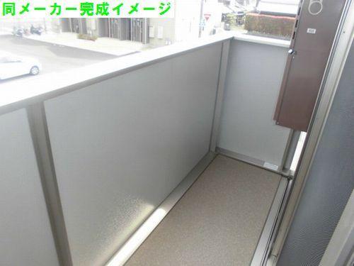 三木市平田アパート バルコニー