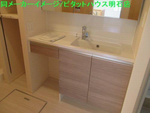 明石市本町アパート 洗面