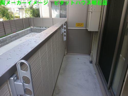 明石市樽屋町アパート 玄関