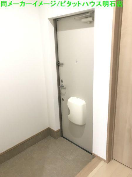 明石市別所町アパート 玄関