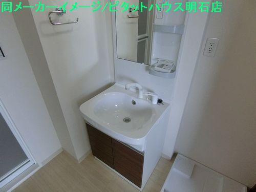 明石市桜町マンション 洗面
