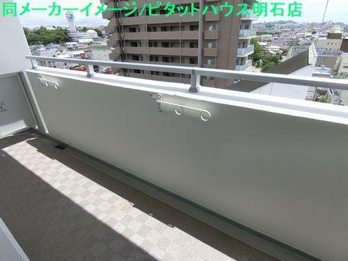 明石市桜町マンション バルコニー