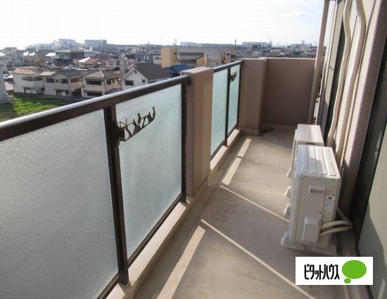 明石市二見町東二見マンション バルコニー