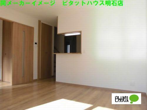 明石市松が丘一戸建 リビング
