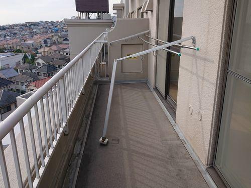 明石市朝霧北町マンション バルコニー