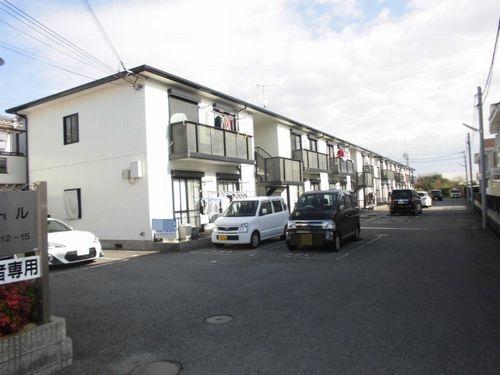 明石市和坂アパート エントランス