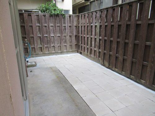 明石市別所町マンション 庭