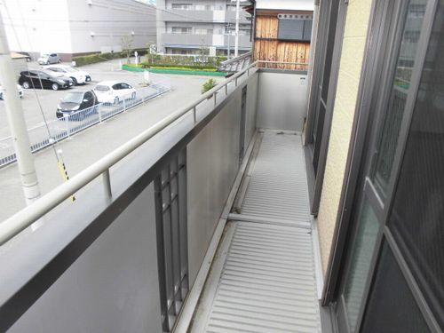 明石市大久保町わかばアパート バルコニー