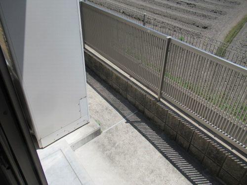 明石市松江アパート バルコニー