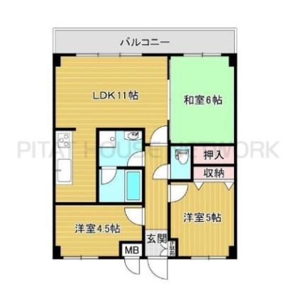  間取り図写真