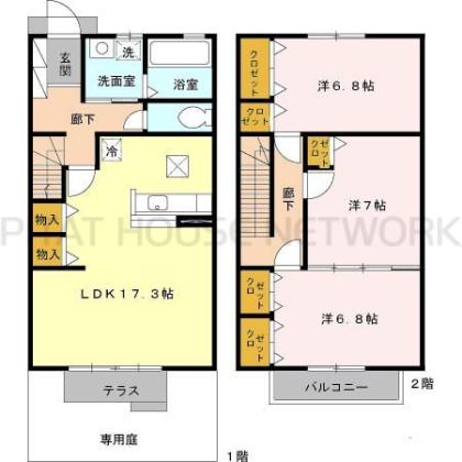  間取り図写真