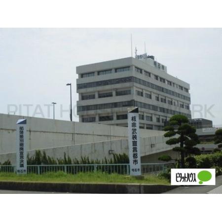明石市役所：1097m