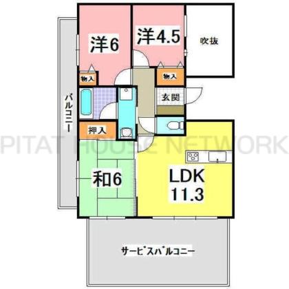  間取り図写真