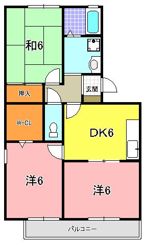 明石市大久保町大窪マンション 間取り図画像