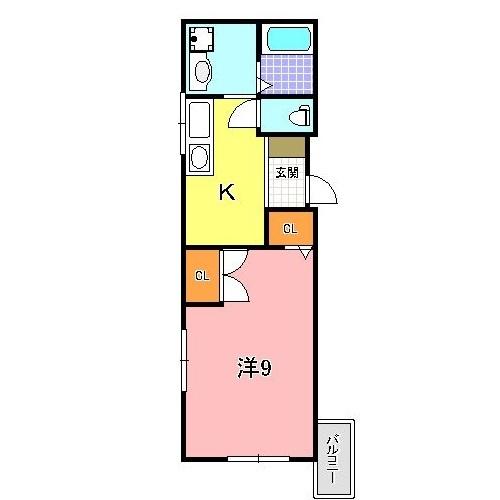 エクセラート明石 間取り図画像