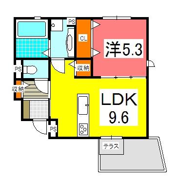 アトールさかえ 間取り図画像