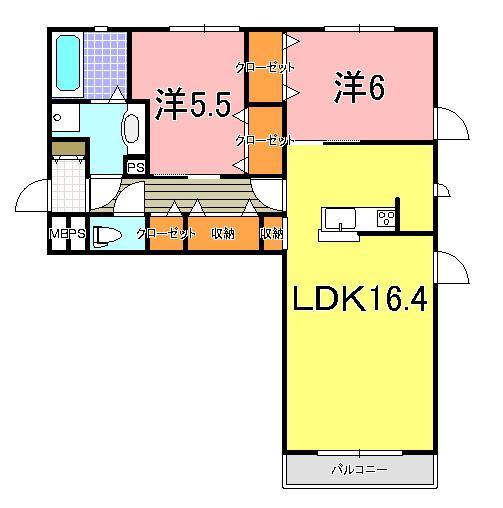 反転間取