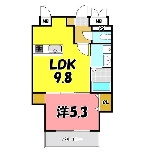 flio明石中央 間取り図画像