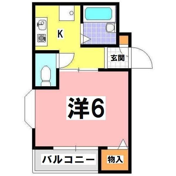明石市桜町マンション 間取り図画像