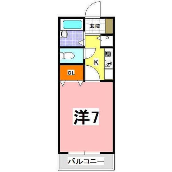 明石市相生町マンション 間取り図画像