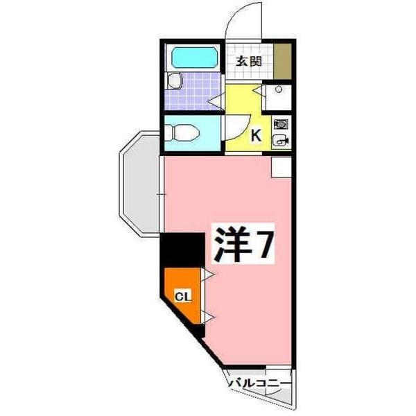 明石市相生町マンション 間取り図画像