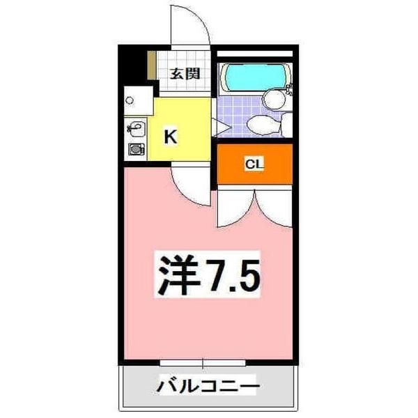 明石市大明石町マンション 間取り図画像