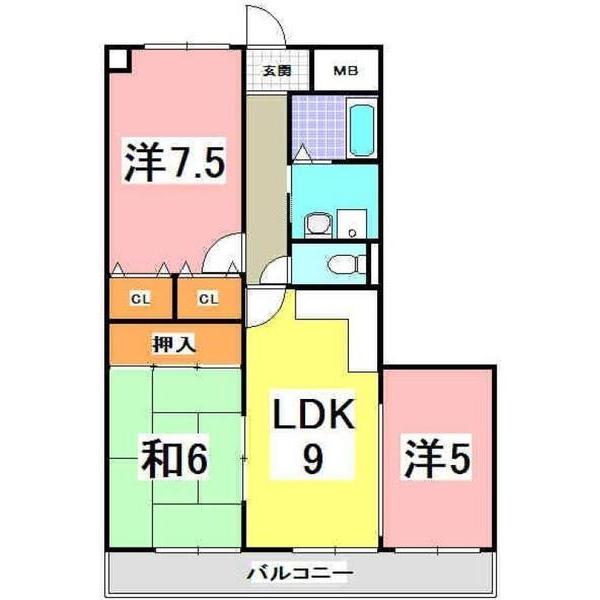 マノワールＩＮＯ 間取り図画像