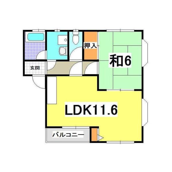 明石市西新町マンション 間取り図画像