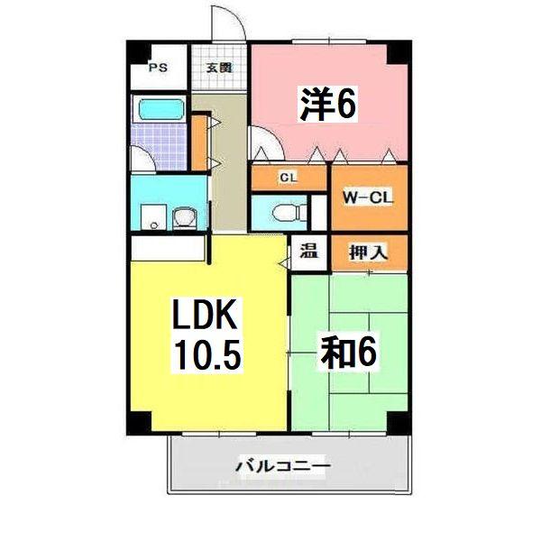 明石市別所町マンション 間取り図画像